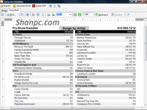 Song List Generator 5.2.6 Crack & [Full Download] 2024